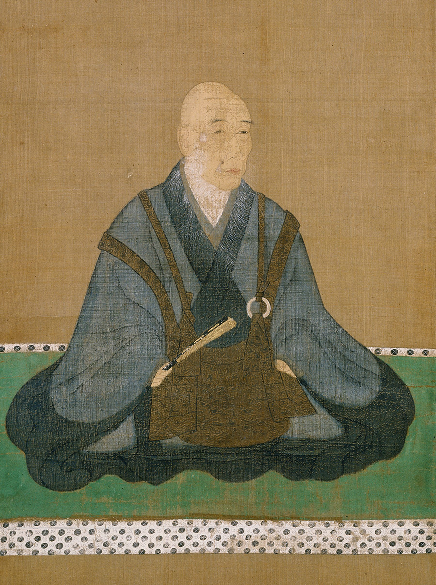 宗祇像（部分）