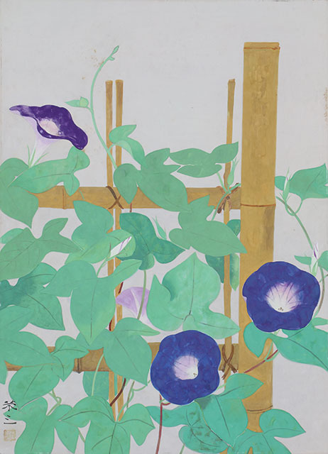 「 朝顔 」　加藤栄三　作