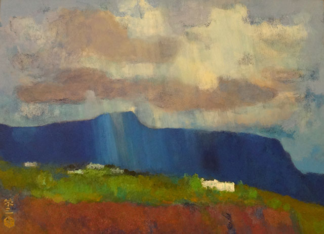 「 カプリの印象 」　加藤栄三　作