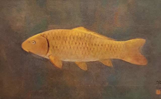 「 鯉 」　加藤栄三　作