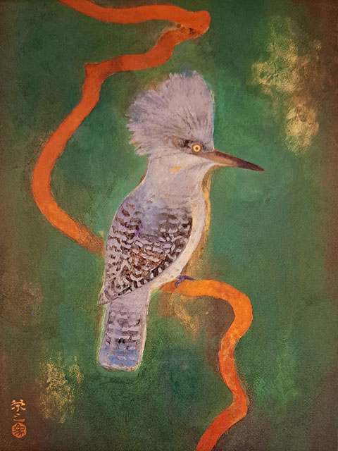 「 谷間の春 」　加藤栄三　作