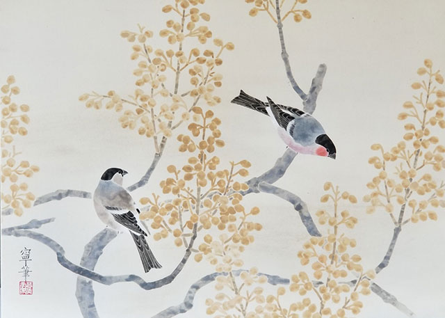 「 早春 」　杉山 寧　作