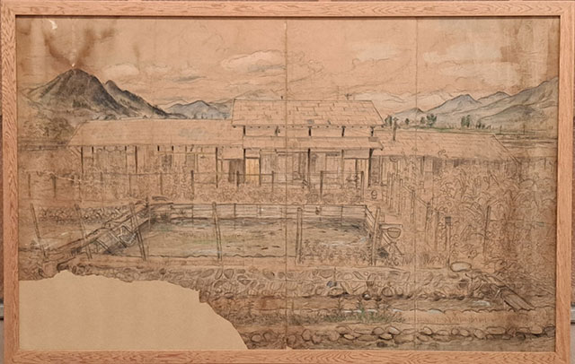 「 夏日小景（大下絵） 」　加藤栄三　作